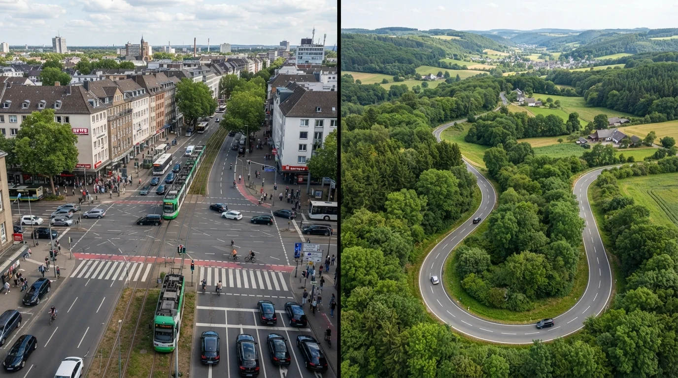City Driving vs. Rural Driving in Germany: Key Differences to Know