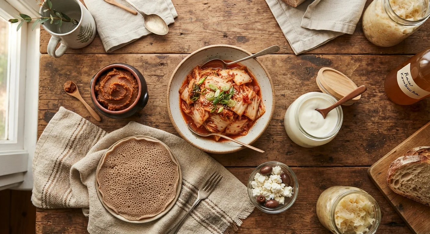 Fermentation Around the World: Kimchi, Miso, Injera, and the Science Behind Cultured Foods