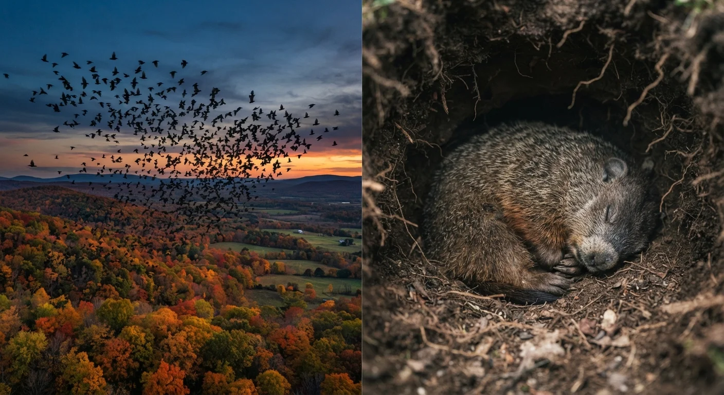 Migration vs. Hibernation: Two Very Different Survival Strategies