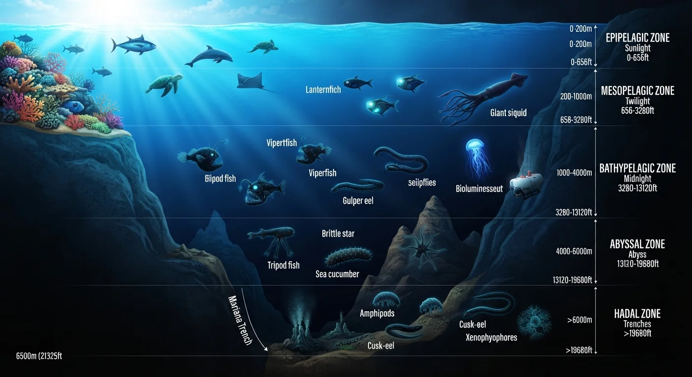Ocean Zones and the Creatures That Inhabit Them
