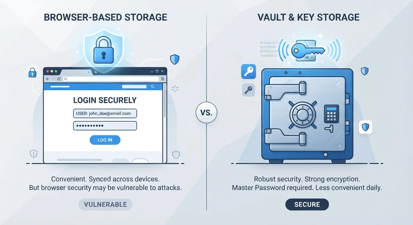 Password Managers vs. Browser-Saved Passwords
