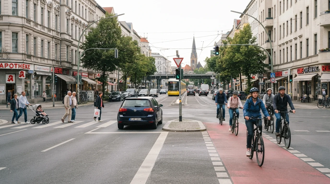 Shared Roads: Cyclists, Pedestrians, and Drivers in German Traffic Law
