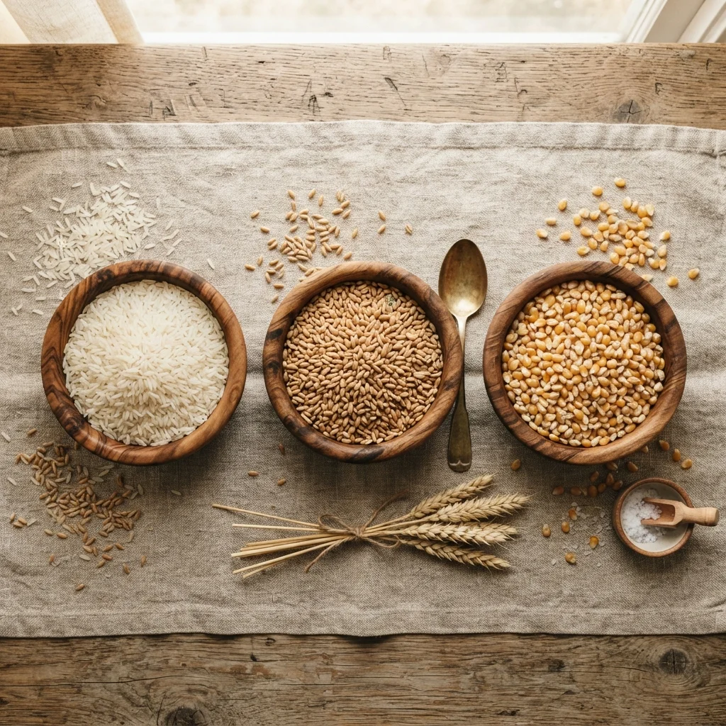 Staple Grains of the World: Rice, Wheat, Maize, and the Cultures Built Around Them